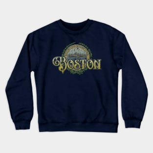 Boston Massachusetts 1630 Crewneck Sweatshirt